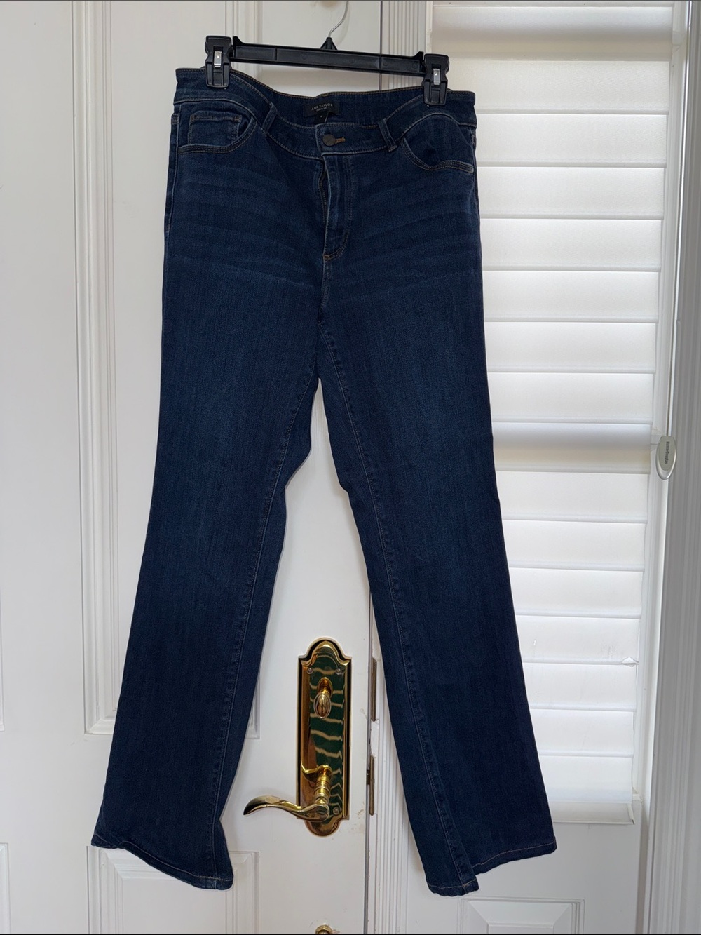 Ann Taylor Dark Blue Bootcut Jeans